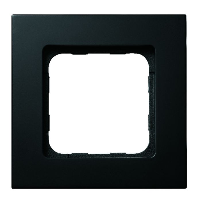 Smoove enkel frame zwart voor draadloze Smoove muurschakelaar Smoove enkel frame zwart voor draadloze Smoove muurschakelaar