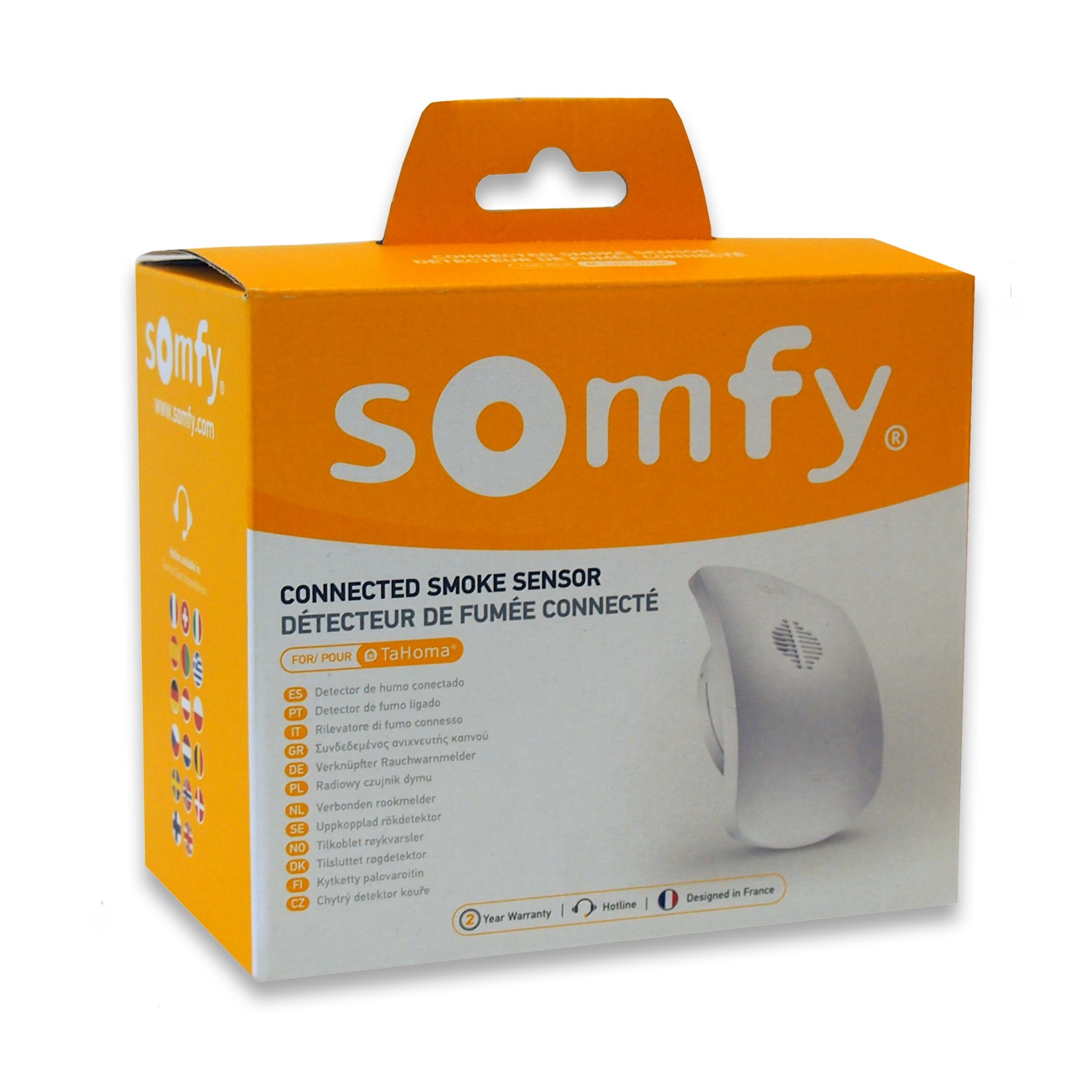 Somfy 2401368 Détecteur de fumée sans fil Somfy TaHoma