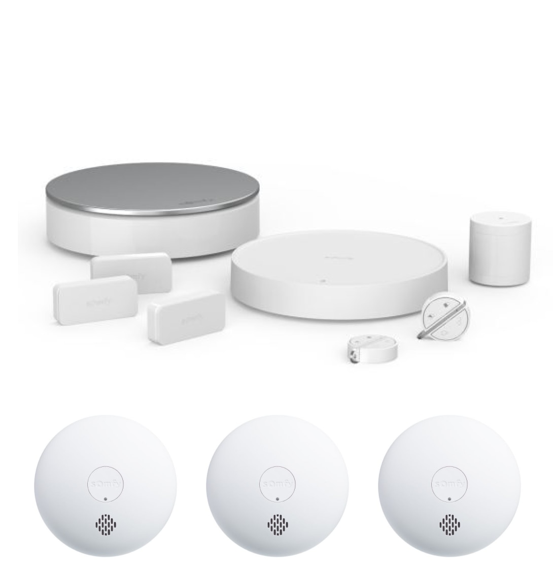 Image  Somfy Home Alarm Essential + 3x rookmelder